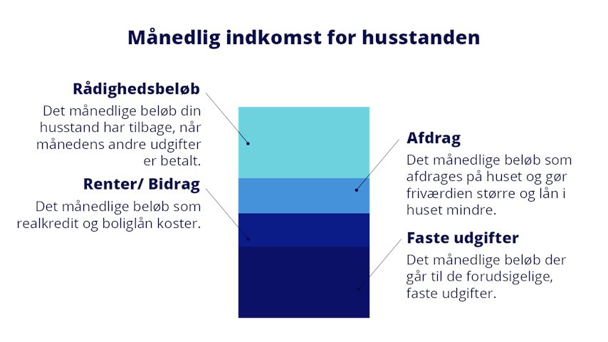 Månedsøkonomi og budget illustration